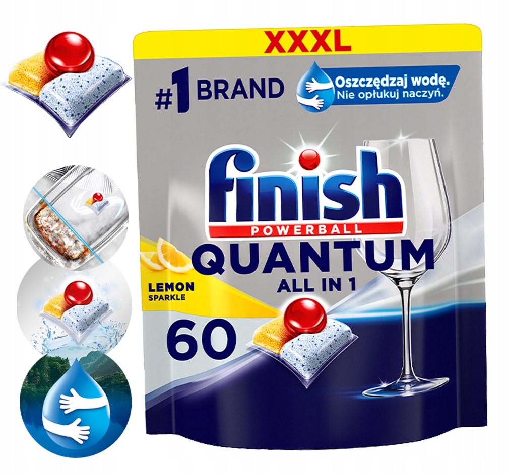 FINISH Kapsułki Quantum All-in-1 60 lemon