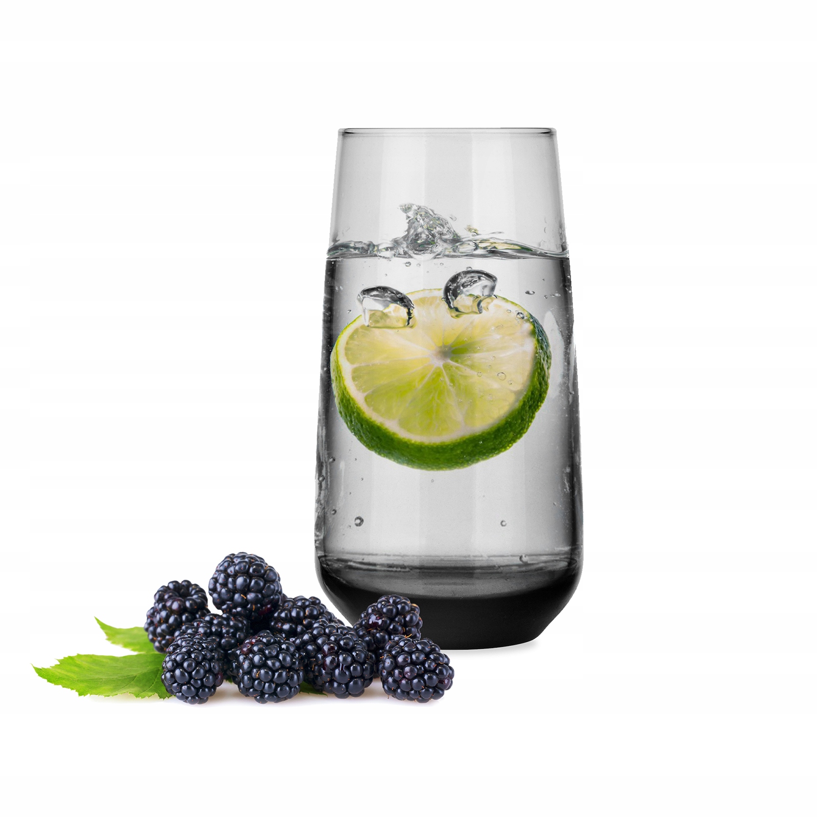 

Czarna Szklanka 430 ml Do Wody, Drinków, Loft