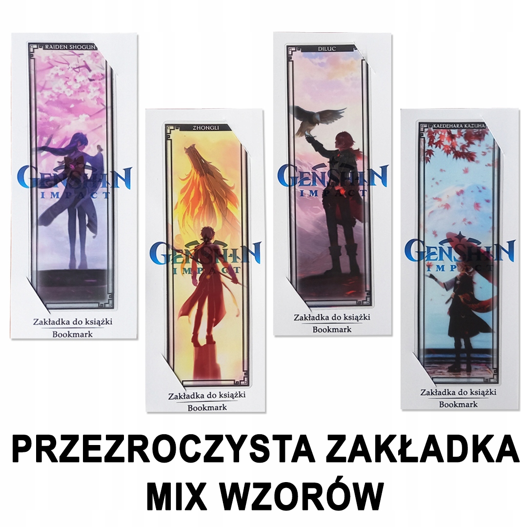 Zakładka przezroczysta - Genshin Impact