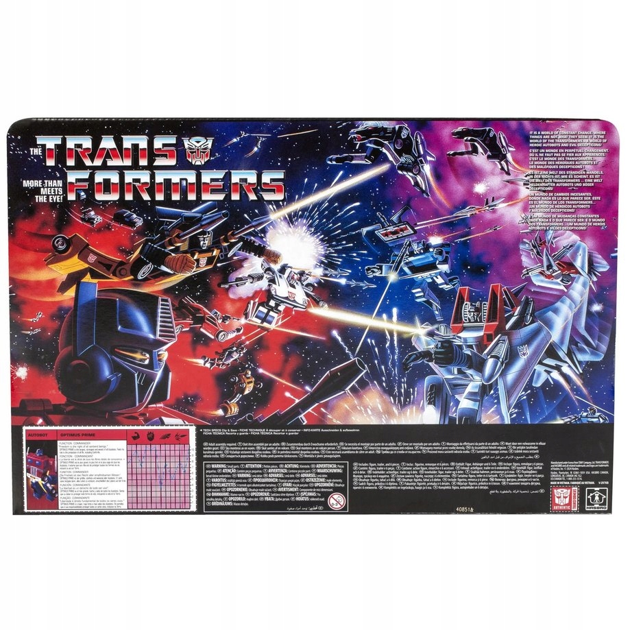 Transformers Optimus Prime 40-jarig jubileum Autobot Commander SET 8+ OPTIMUS PRIME Personage