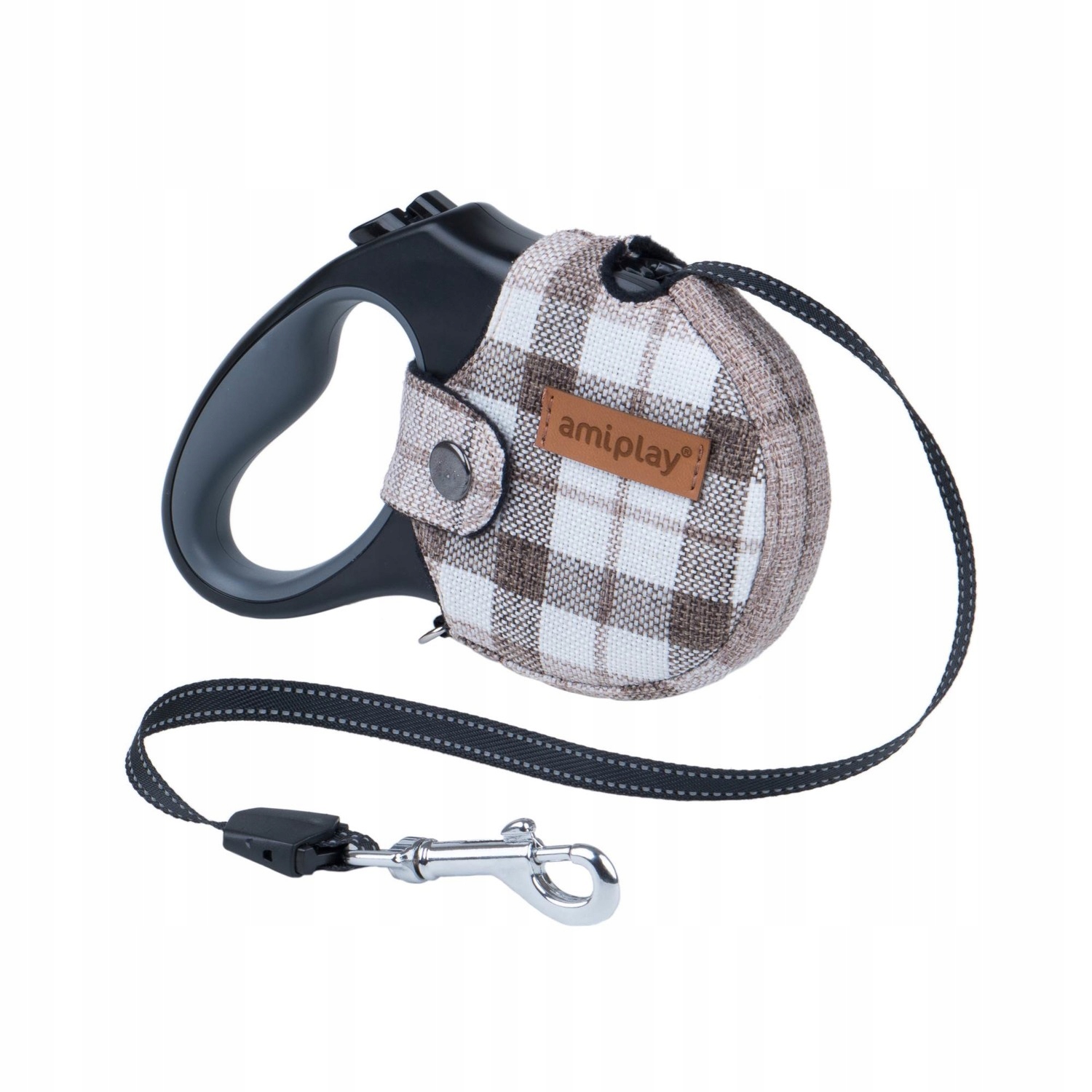 

amiplay Smycz z obudową London XL 5m /50kg Brąz