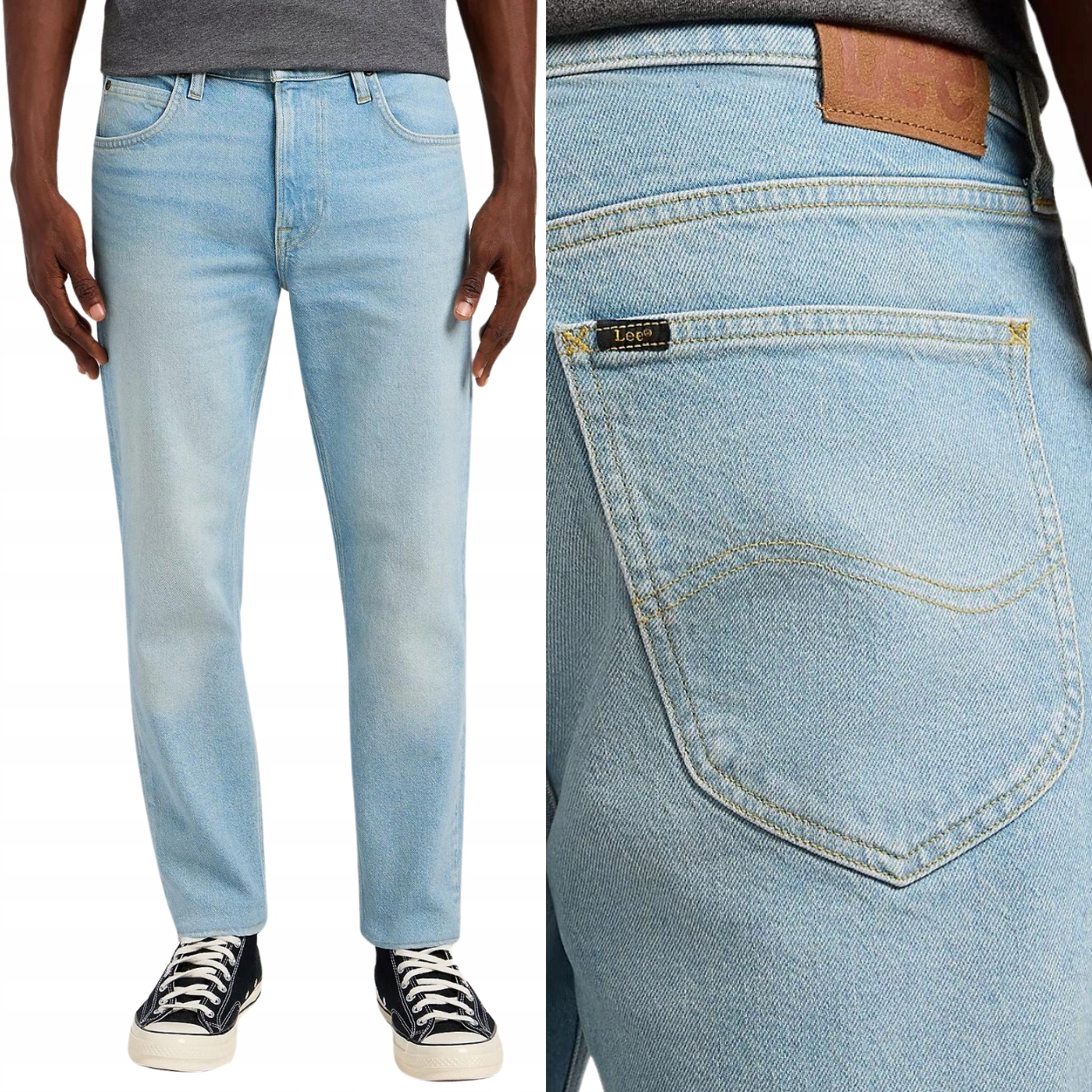 Lee Austin regular tapered Lake Rain klasické džínové kalhoty W32 L30