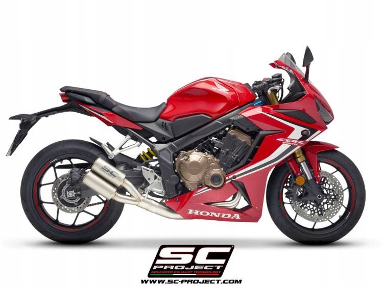 SC-Project układ wydechowy Twin CR-T tytan Honda CBR650R (2019 – 2020) Numer katalogowy części H31B-CD38T