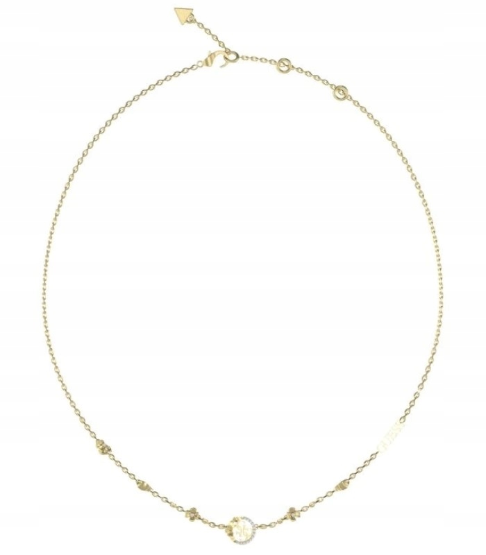 Náhrdelník s logem Guess a zirkony 4 Love JUBN05038JW-YG