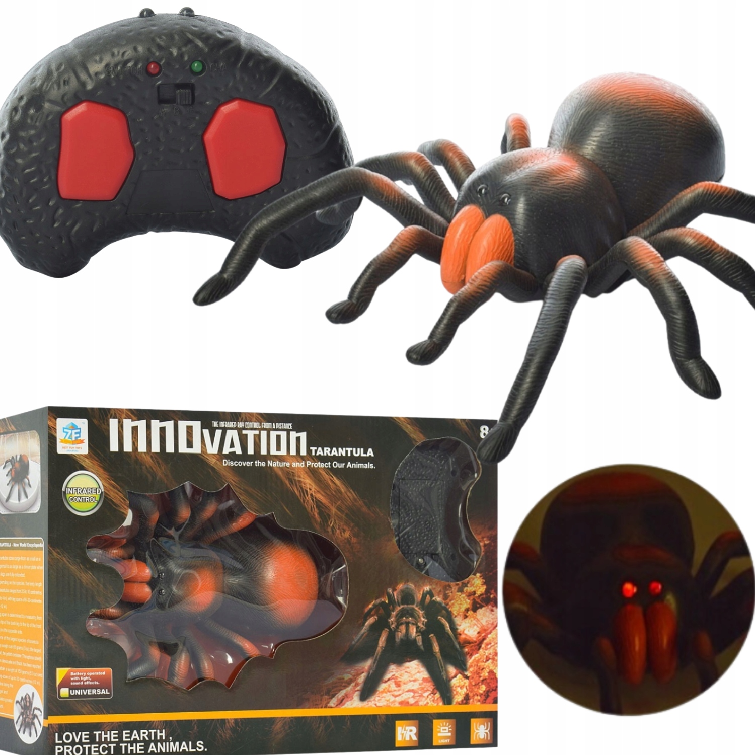 

Pająk Tarantula Zdalnie Sterowany Rc Pilot