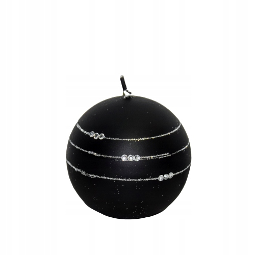 

Świeca Kolia Mat Kula Fi 8CM Czarna