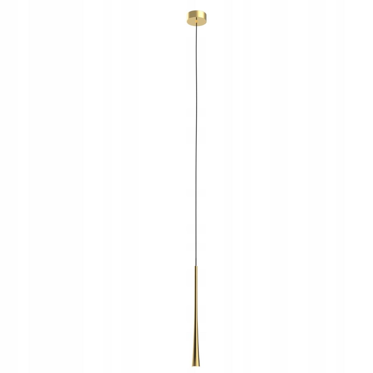 Závěsná lampa zlatá Led tuba 7W 3000K Ø3 cm Coffee Maxlight