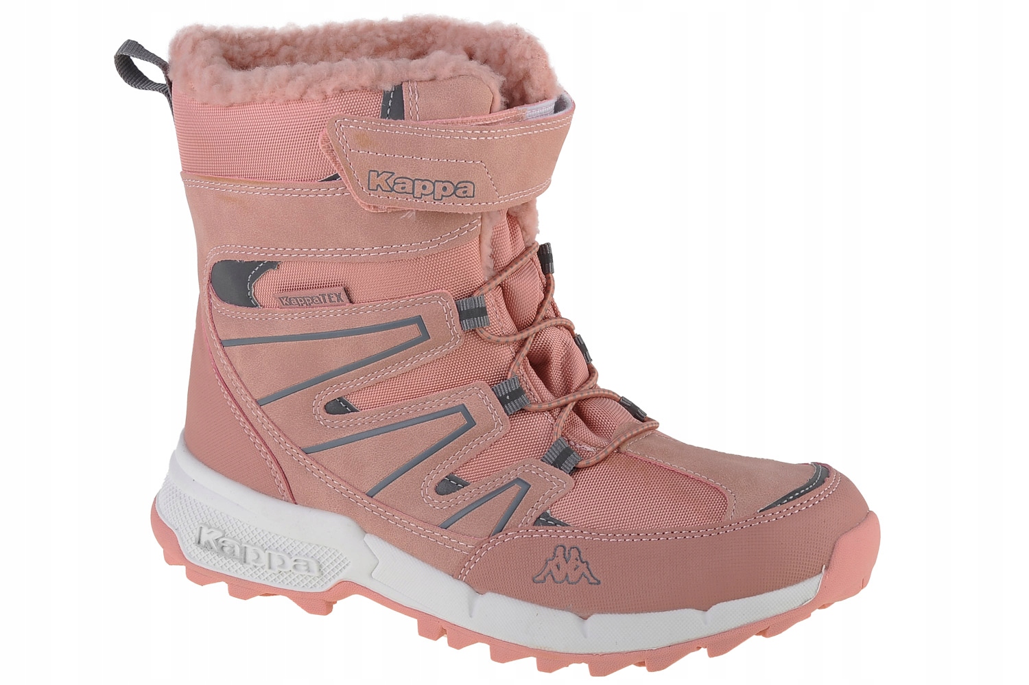 Kappa Floki Tex T [40] Dívčí zimní boty, růžová tkanina