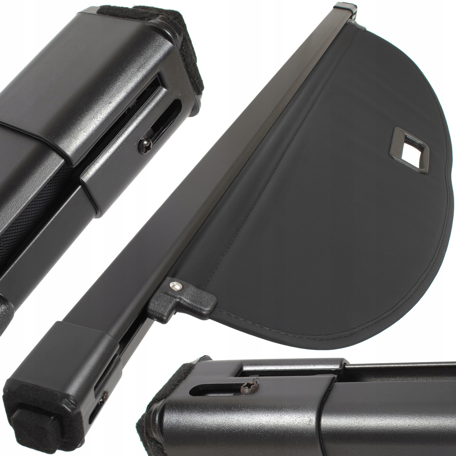 Černá Aluminiová roleta do zavazadlového prostoru pro Nissan X-trail X Trail T32 2014-20