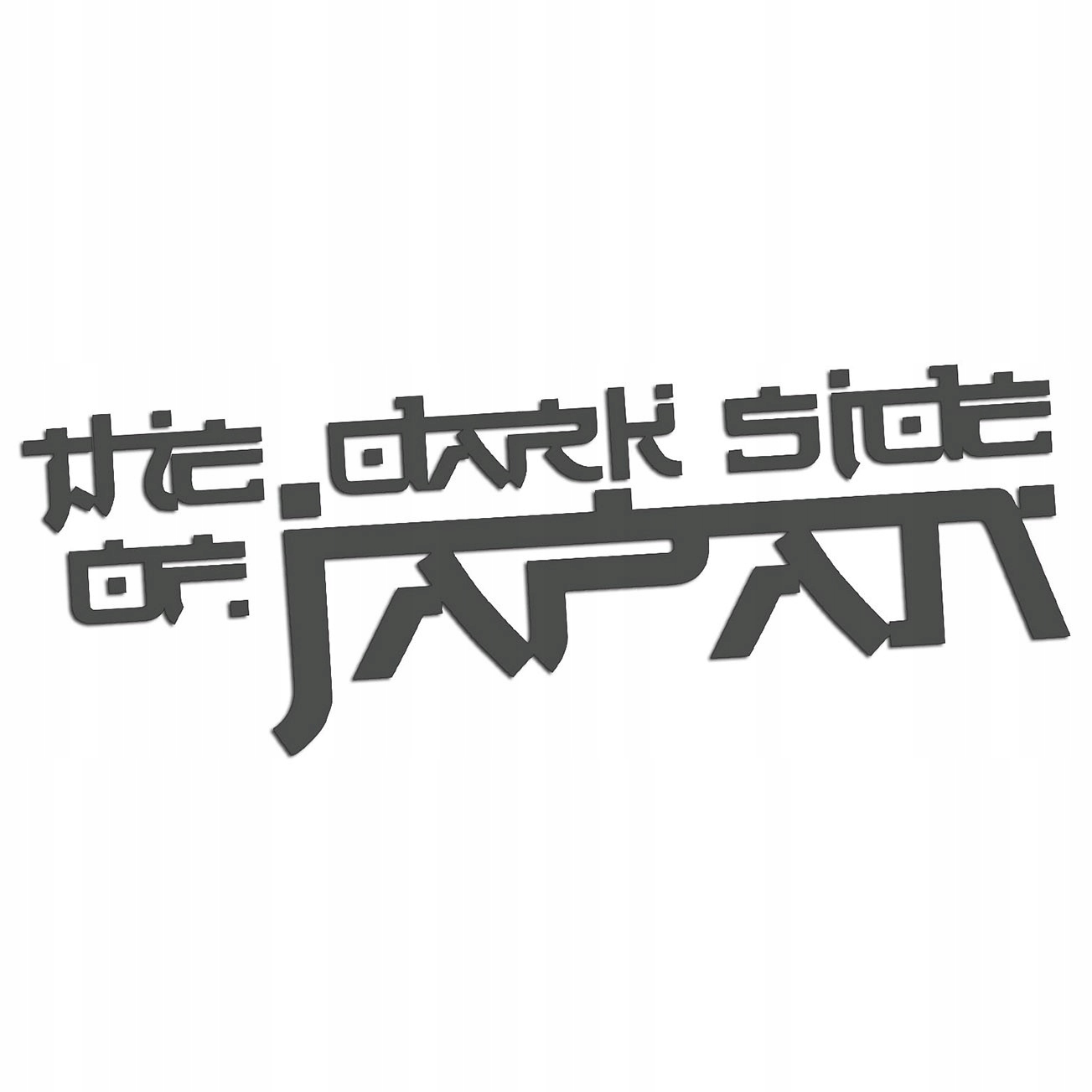 Wycinana naklejka The Dark Side Of Japan do Daihatsu grafitowa J and A