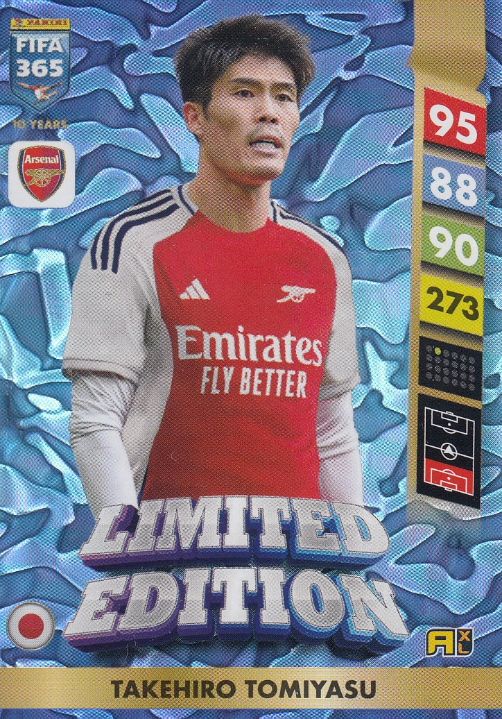 Fifa 365 2025 Limited Edition Tomiyasu karta piłkarska