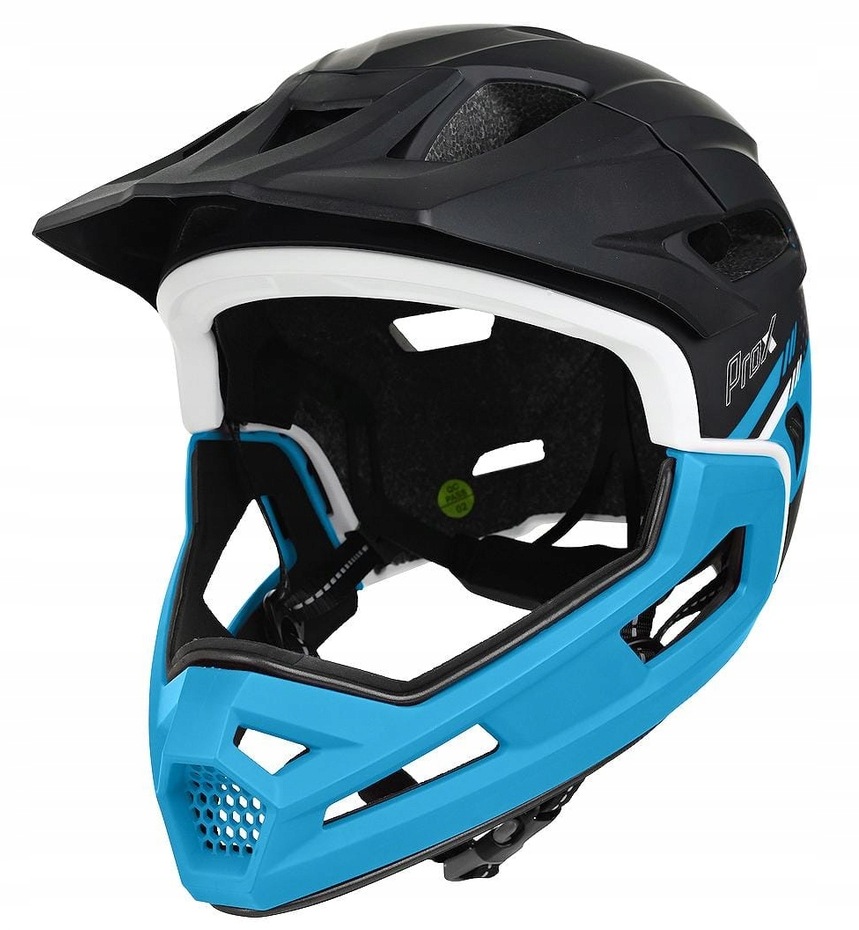 Cyklistická přilba Fullface ProX Cage II Black/Blue M 55-58 cm