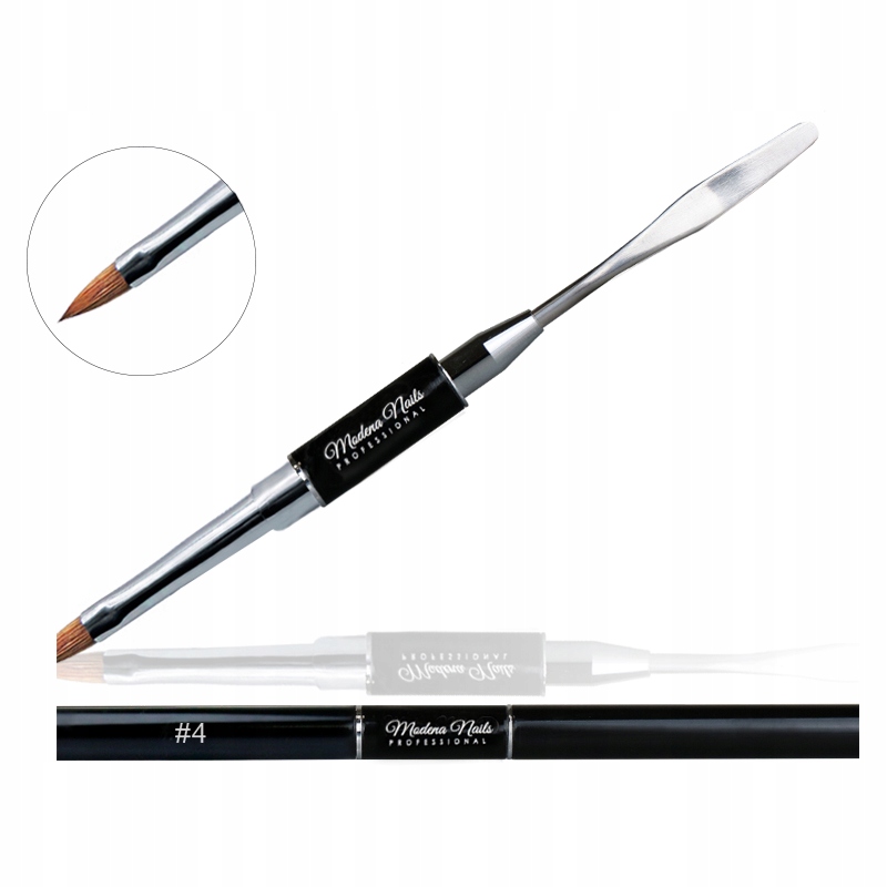 

Hard Shape 2in1 Nail Brush #4 Kolinsky