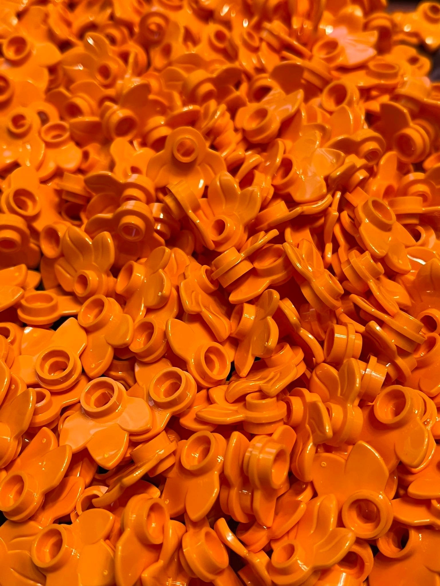 

Lego Nowe Rośliny Liść Orange pomarań 40szt 32607