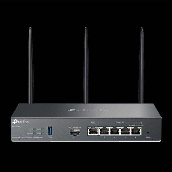 Omada AX3000 Wi-Fi 6 Gigabit Vpn Router Port: 1× Gigabit Sfp Wan/lan Port…