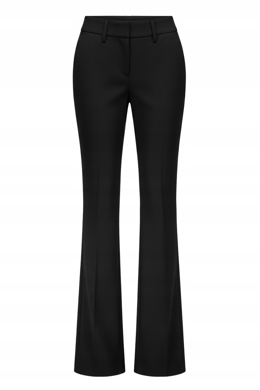 Gardeur Černé Elegantní Jednoduché Kalhoty Se Záševky 46 6BA