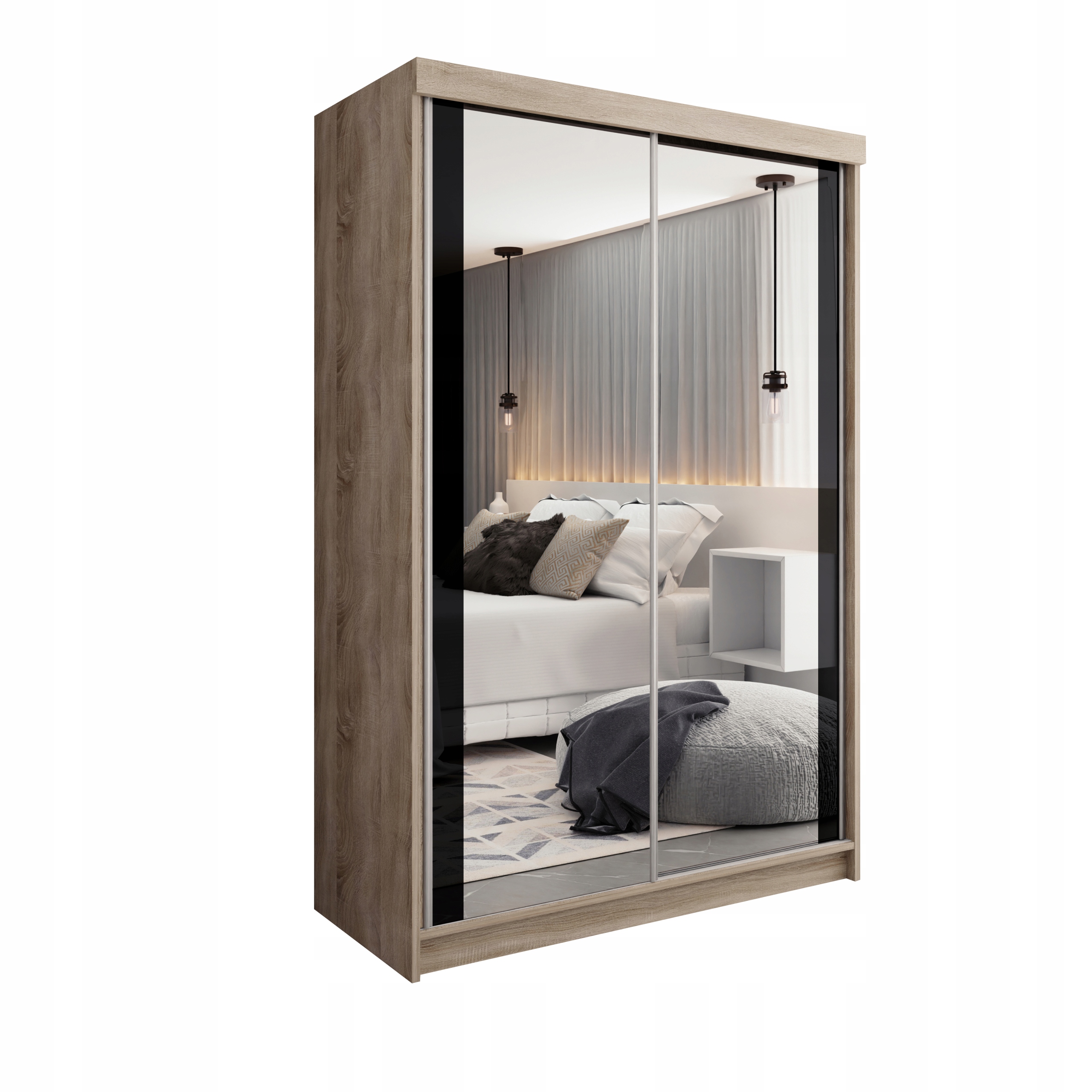 Skříň posuvná Barcelona B-30 150 Bílá Sonoma