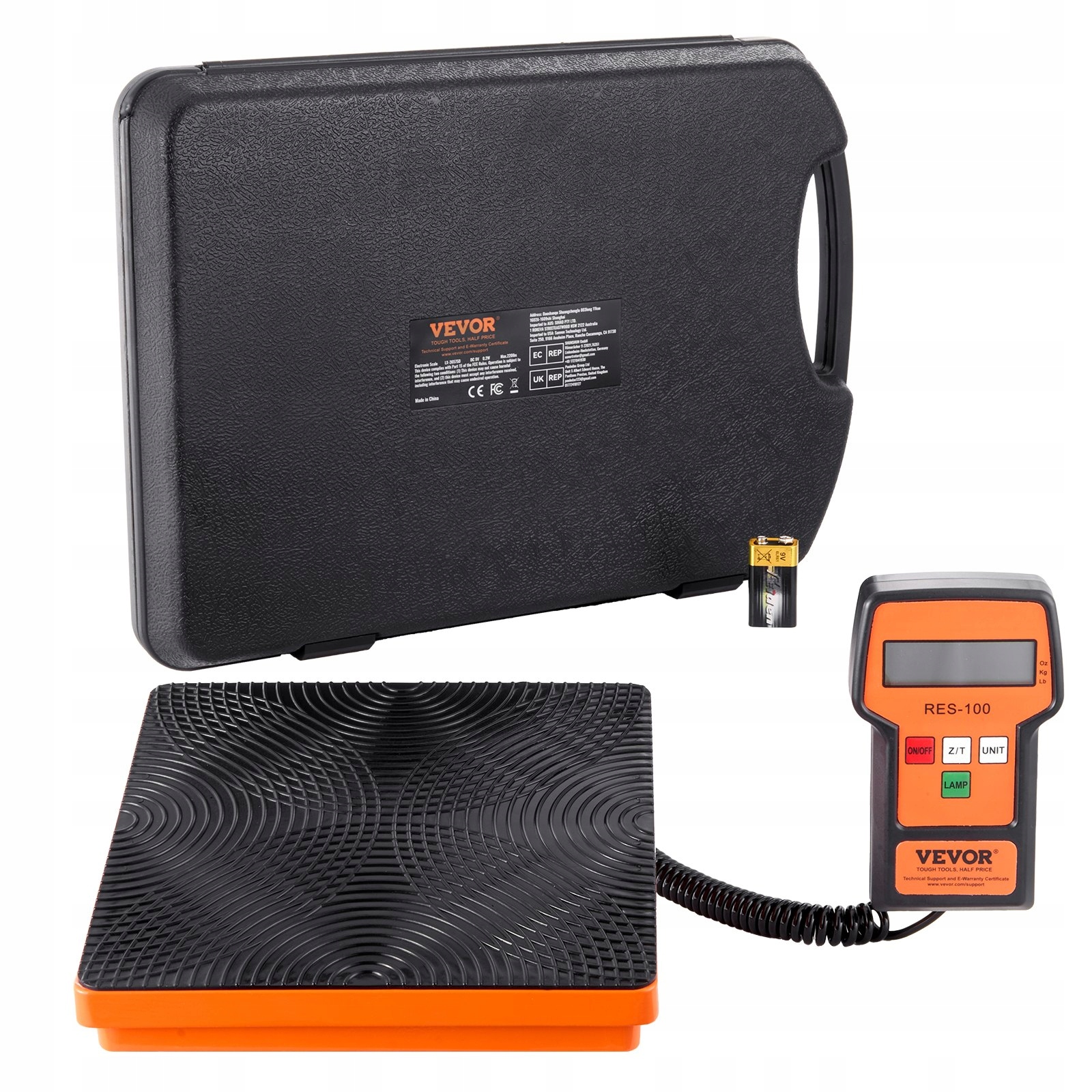Elektronická váha pre freón 99,8 kg digitálna pre klimatizáciu Hvac