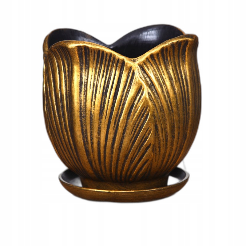 DONICZKA OSŁONKA CERAMICZNA Z PODSTAWKĄ TULIPAN