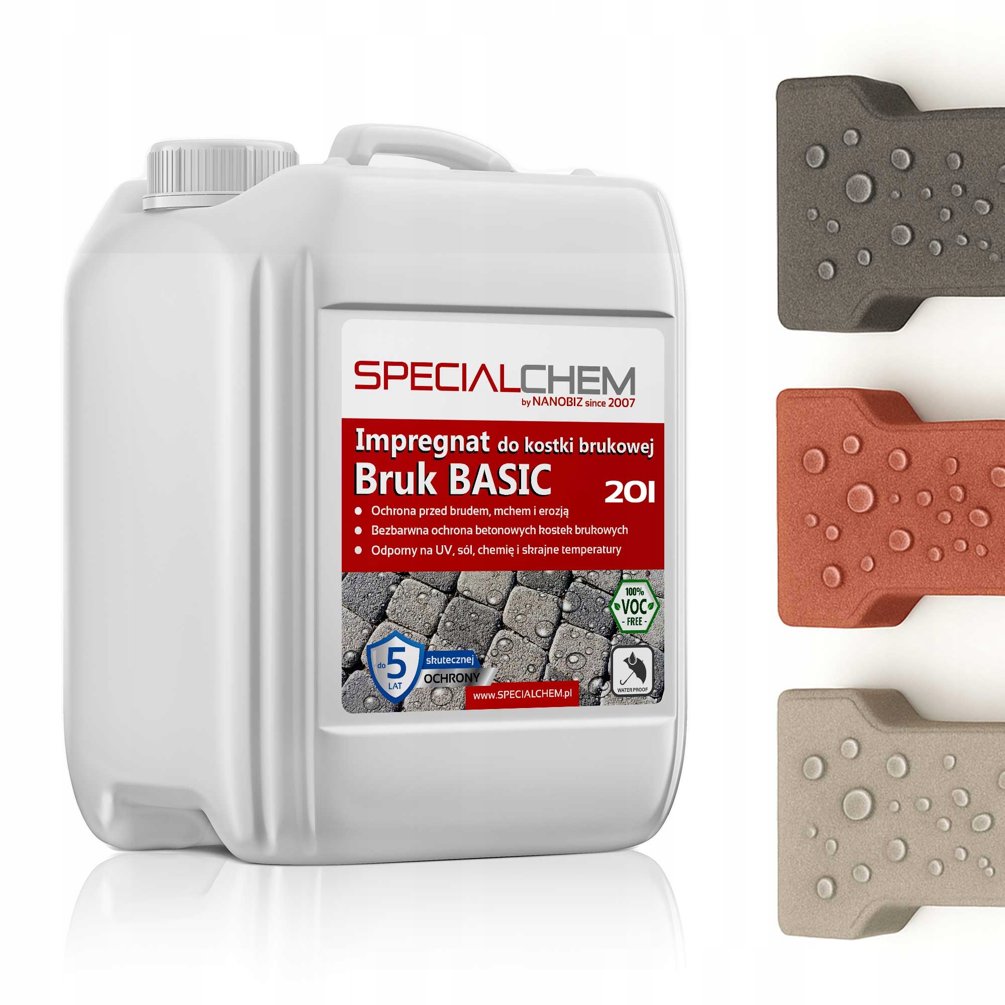 SPECIALCHEM Bruk Basic Preparat do impregnacji kostki brukowej 20L na 5lat