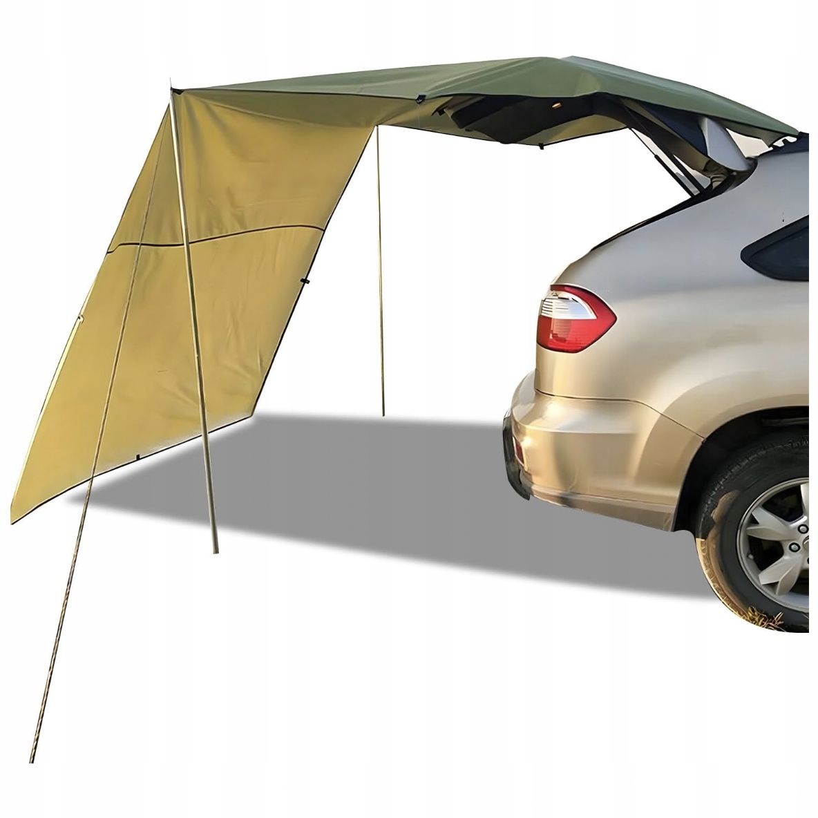 DUŻA MAKIZA SAMOCHODOWA WODOSZCZELNA 440X200 NAMIOT TYLNI PRZECIWSŁONECZNY