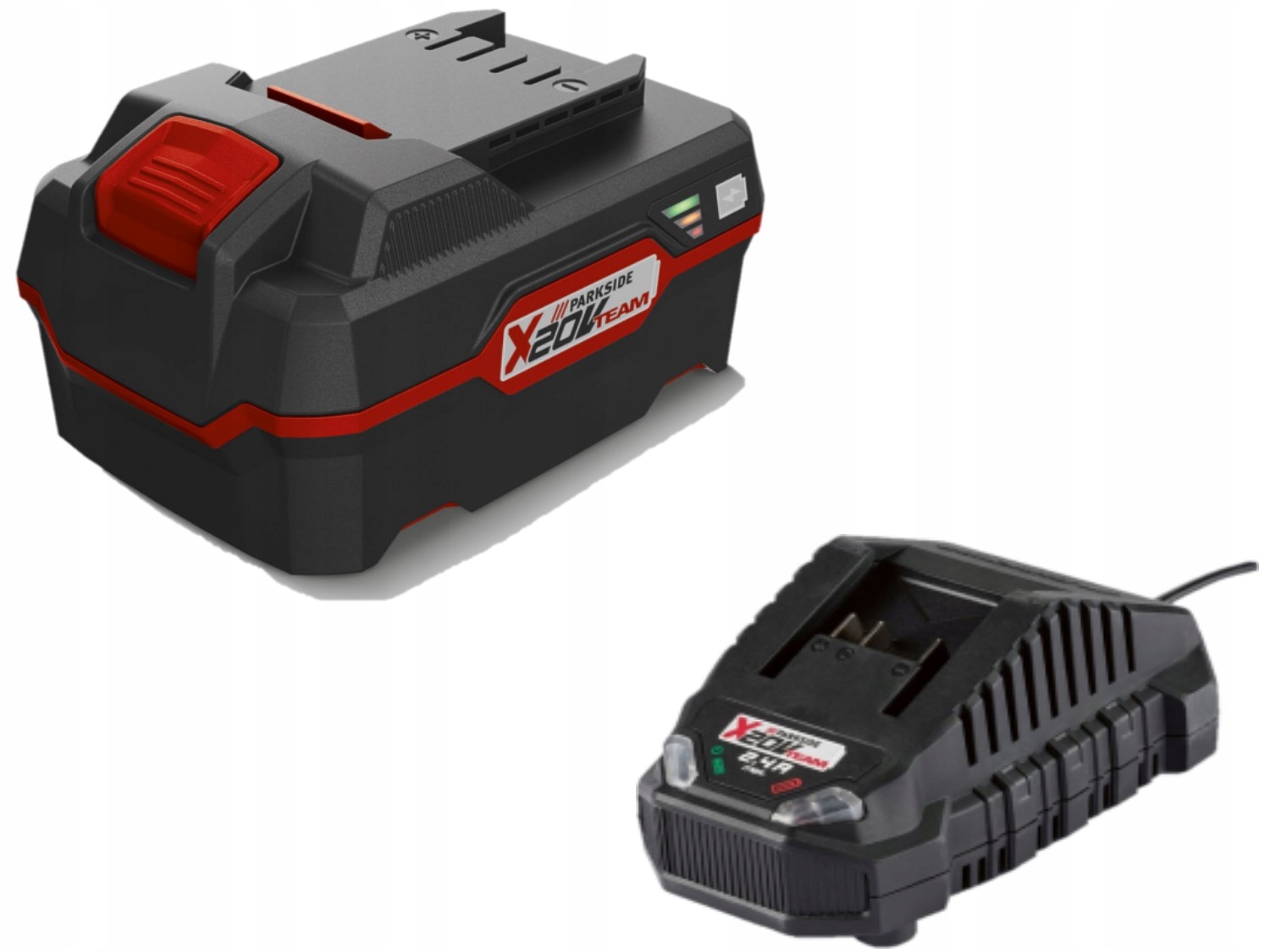 Akumulator bateria 4ah ładowarka 65W Parkside Nowy zestaw v20 uniwersalny