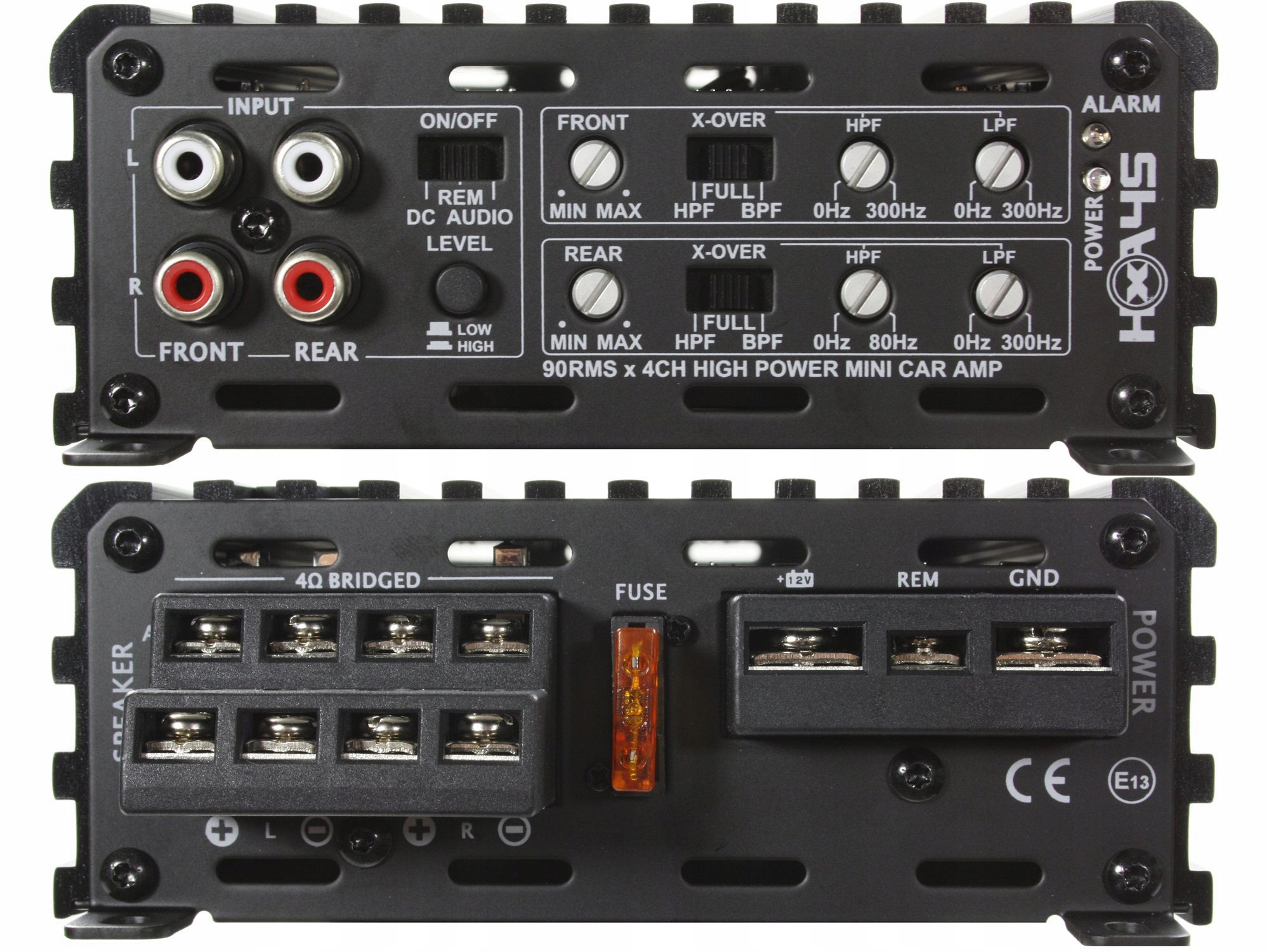 WZMACNIACZ 4CH EXCURSION HXA-45 4x70-90W 2x180 RMS Marka Excursion