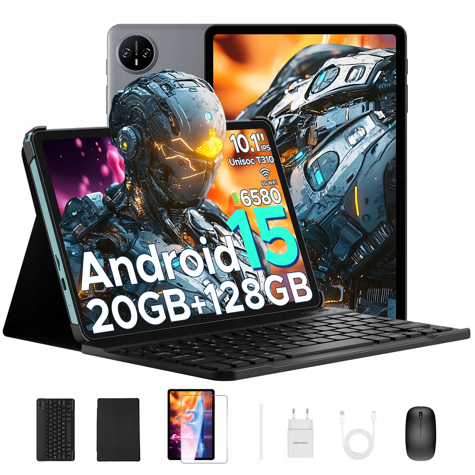 Tablet 10,1 palca s klávesnicou Doogee TabA9PRO Android 15 6580mAh 4/128GB