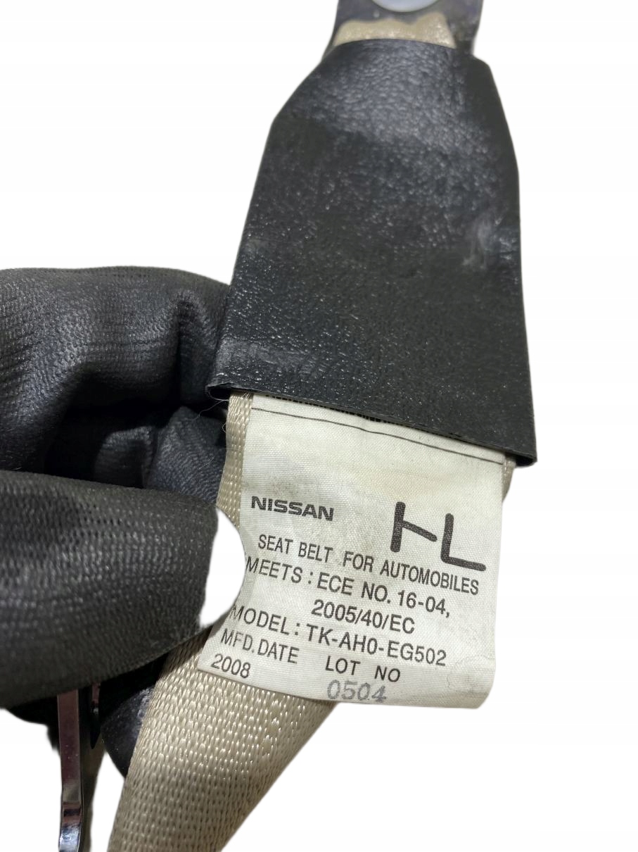 Gurten Sicherheits links heck INFINITI EX37 TK-AH0-EG502