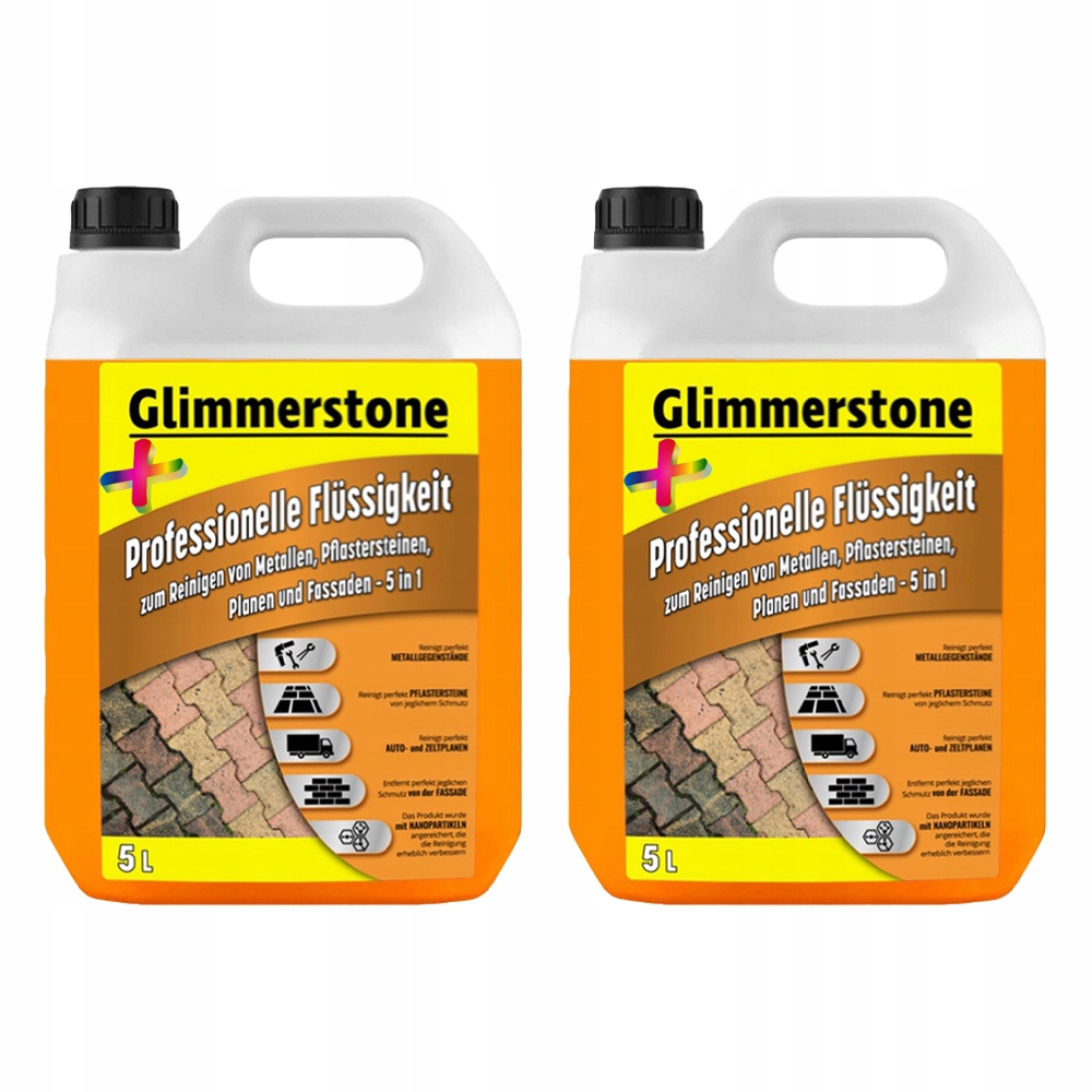 Levně Tekutý Prostředek Na Čištění Dlažby Fasád Z Olejových Skvrn Set 2x5L