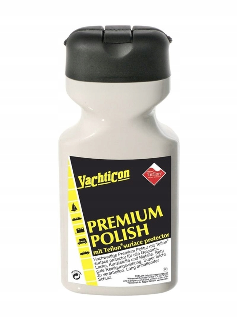 Wosk z teflonem Premium Polish 500 ml Yachticon do łodzi kampera