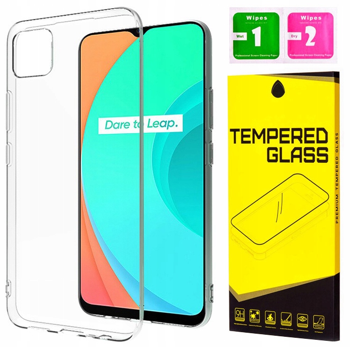 

Etui Silikon Do Realme C11 Szkło 9H