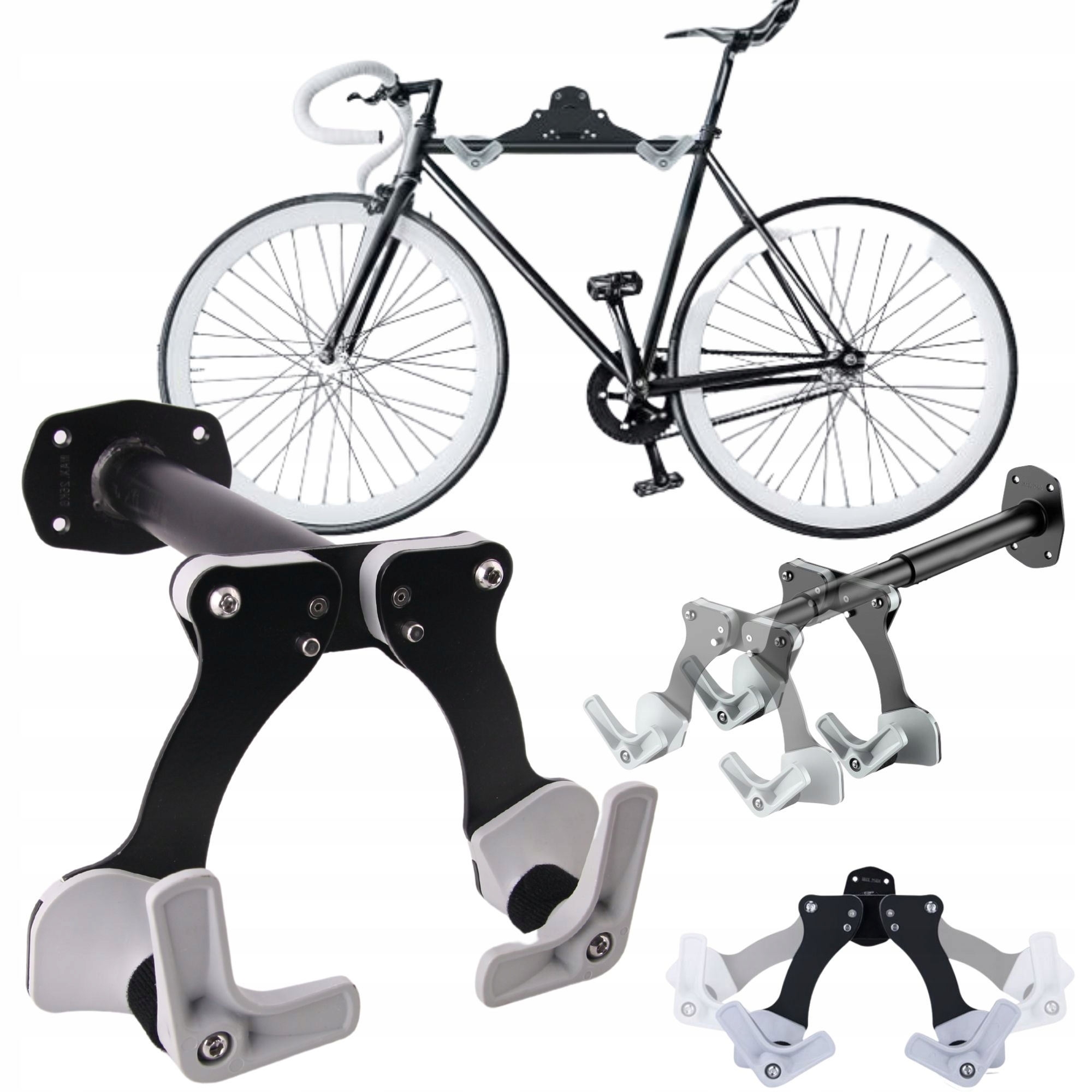 Věšák Držák Na Kolo Nástěnný Háček Na Zeď Kolo Pevný, Pevná Regulace