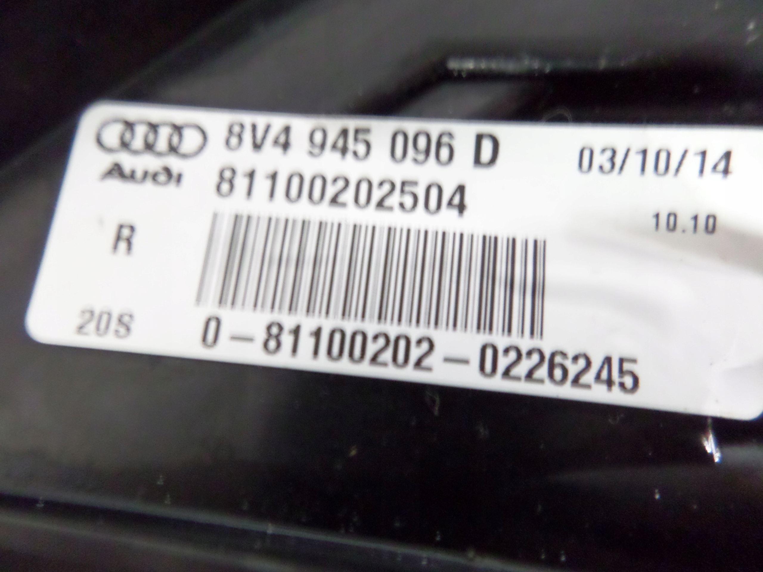 light rear rear part right AUDI A3 8V 12- SPORTBACK