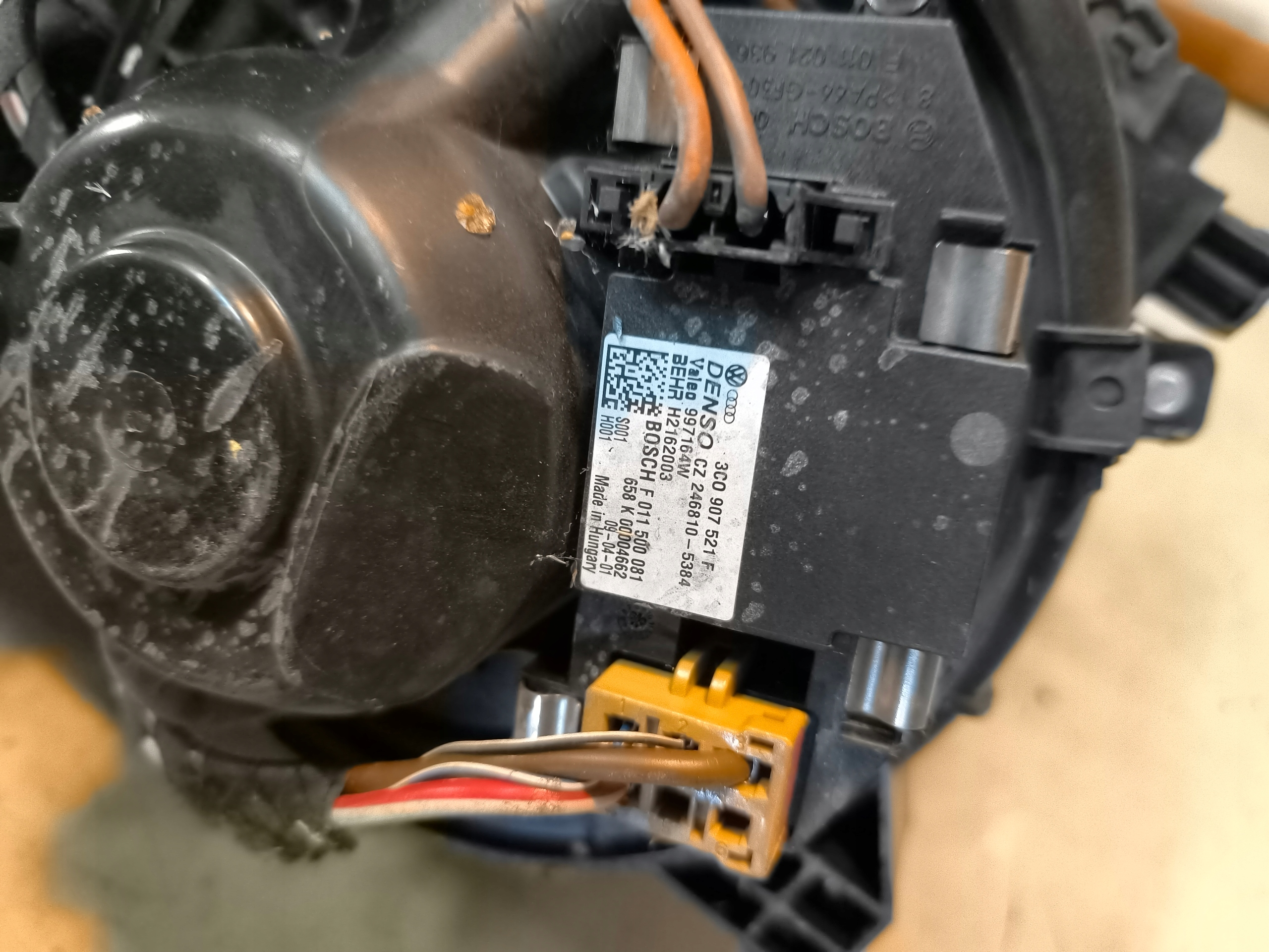 vw Caddy III 2010 радиатор отопителя 1K1971566AN