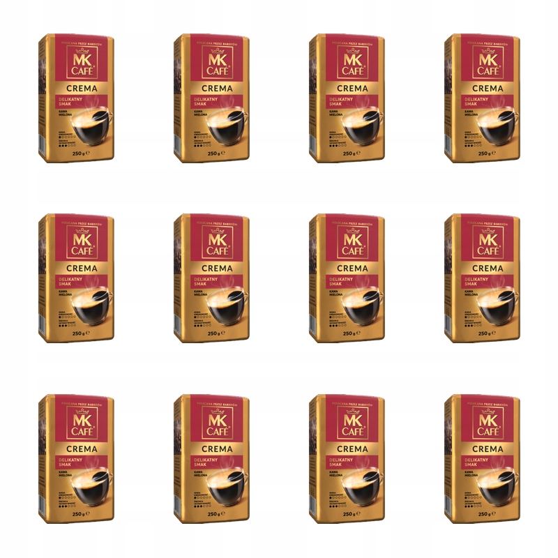 Mletá káva Mk Cafe Crema 250 g vac X12