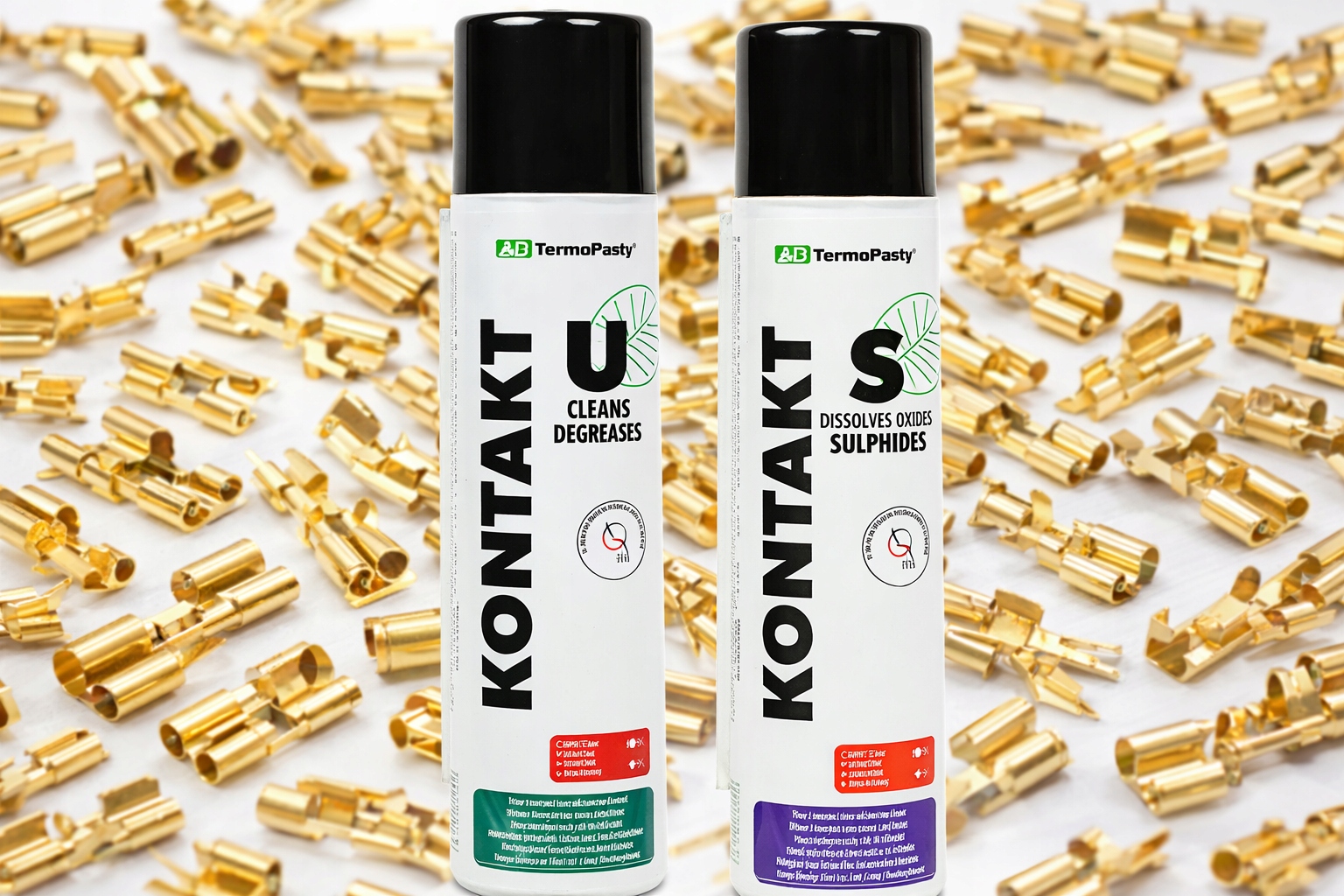 Zestaw Do Czyszczenia Styków Kontakt U Kontakt S 2x300ml TermoPasty