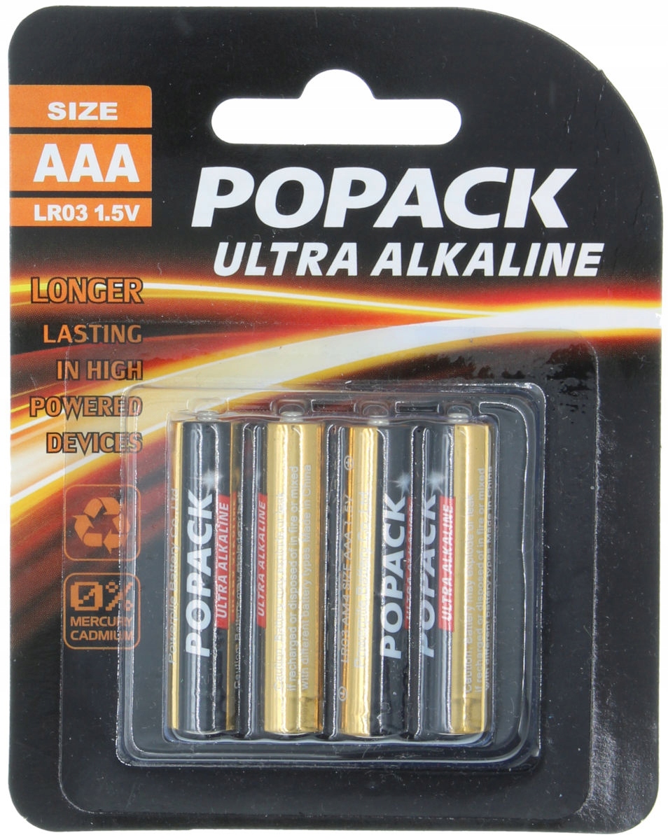 

Baterie Alkaliczne Popack Alkaline LR03 Aaa 1.5V