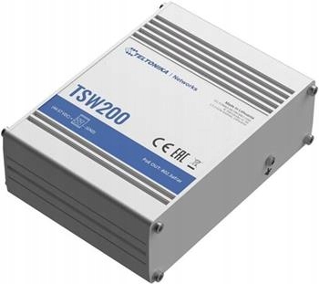 Teltonika PoE+ Unmanaged Switch 8, 10/100/1000, 2x Sfp ports TSW200