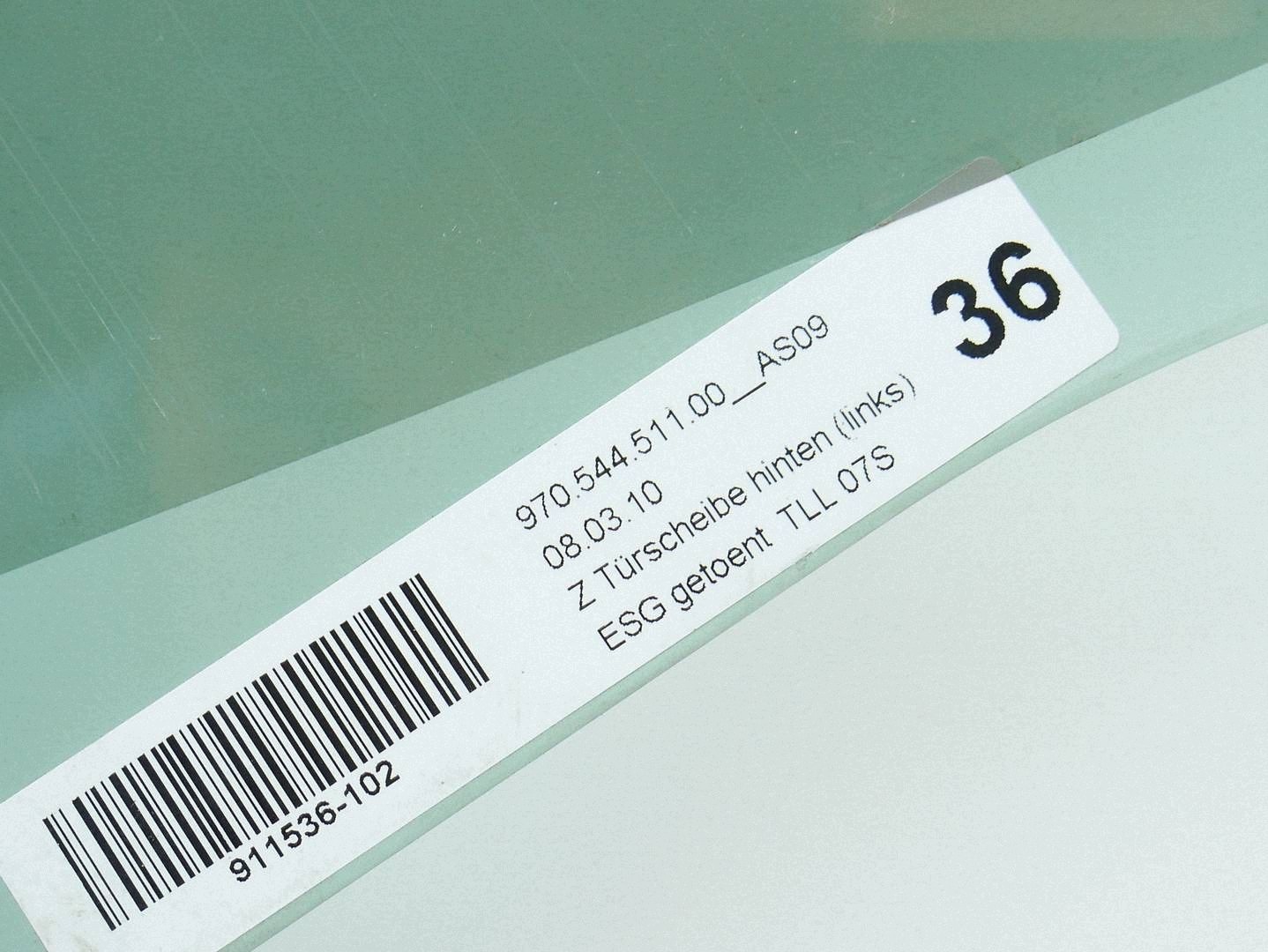 ablak bal hátsó bal hátso PORSCHE PANAMEREA 970 AS2 2010 97054451100