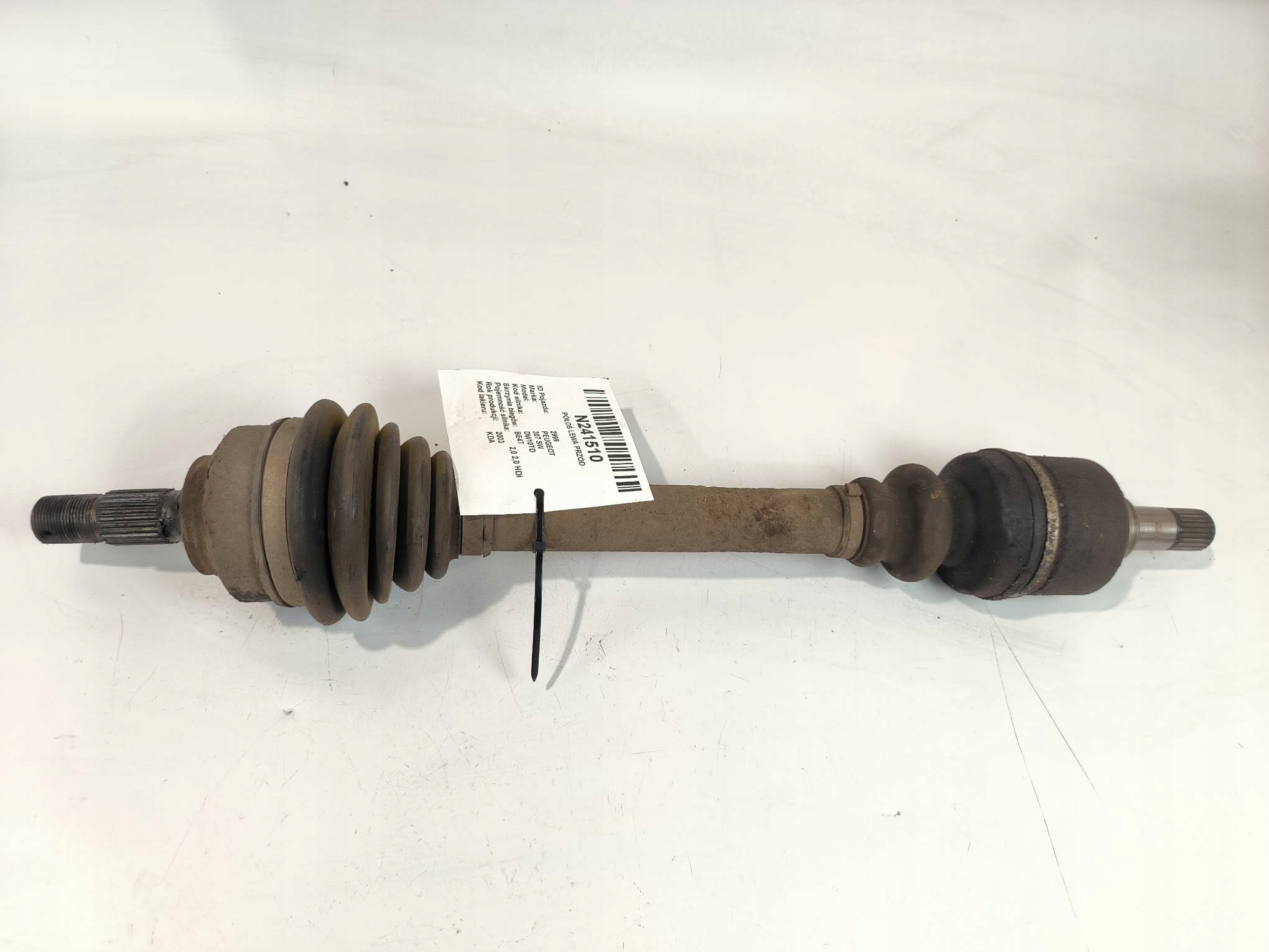 semi-axis left front PEUGEOT 307 SW