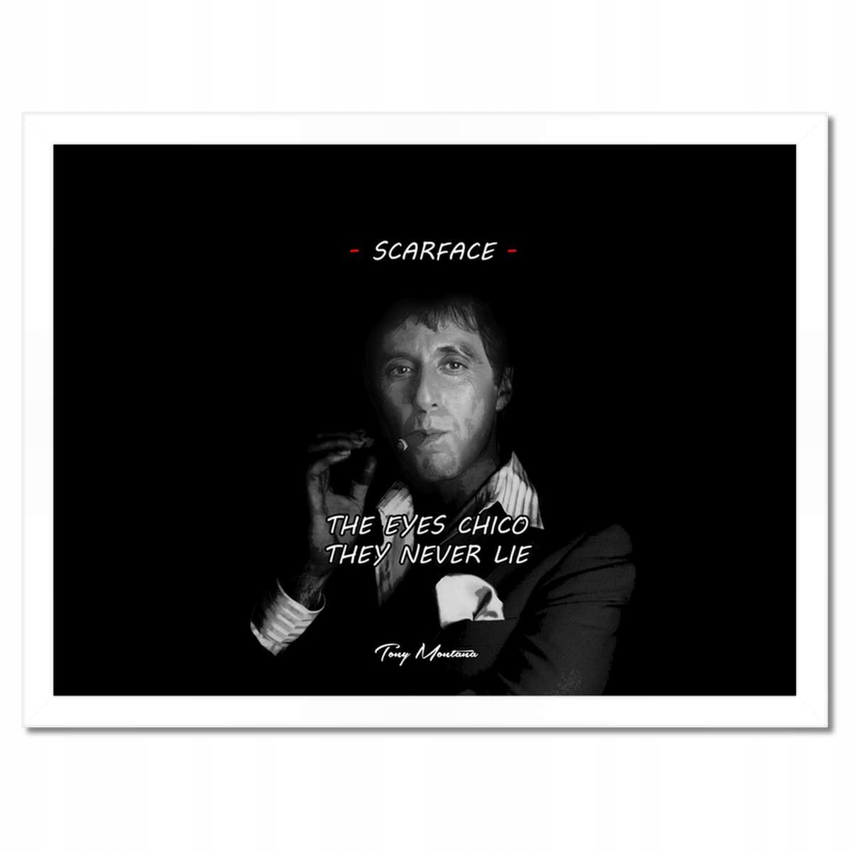 Plakáty v rámu 40x30 Scarface Tony Montana
