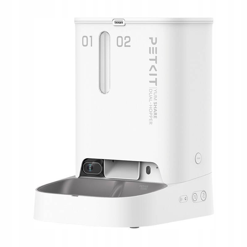 Levně Automat na krmení z plastu Petkit bílý 5 l