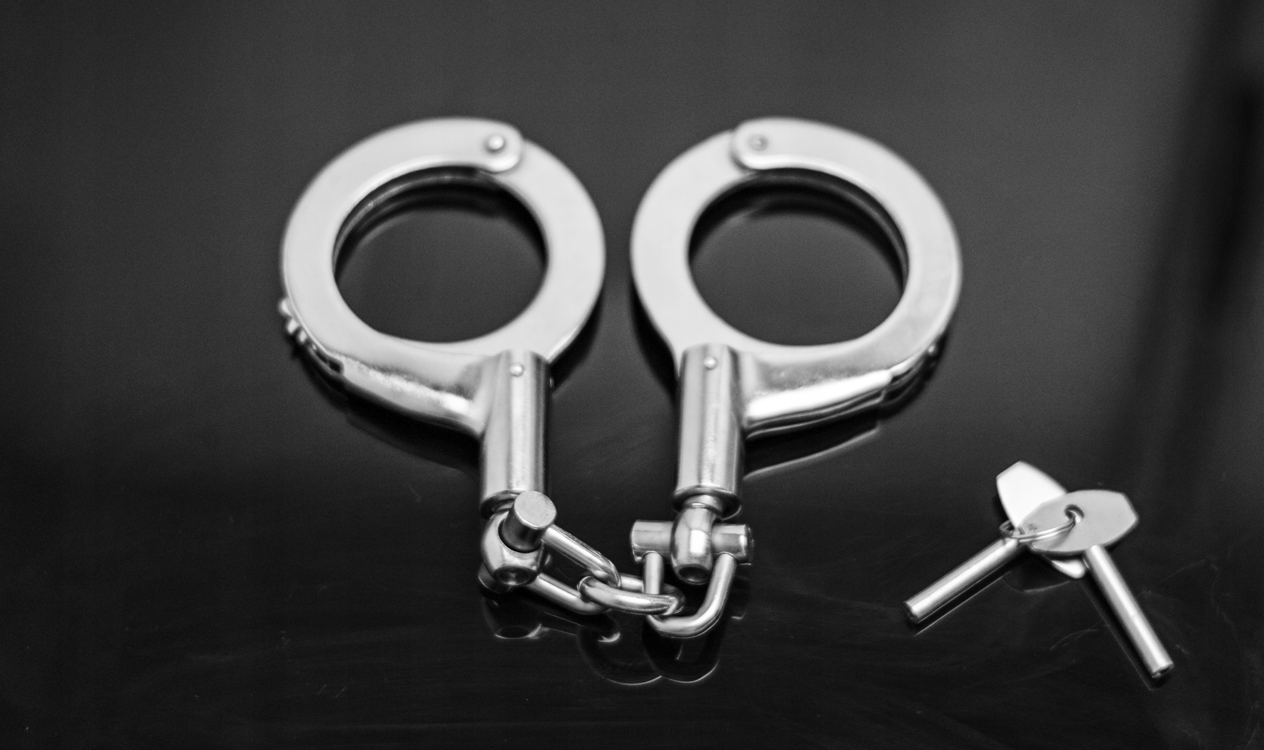 Pevné Pouta Ocel Policejní Tréninkové Pouzdro