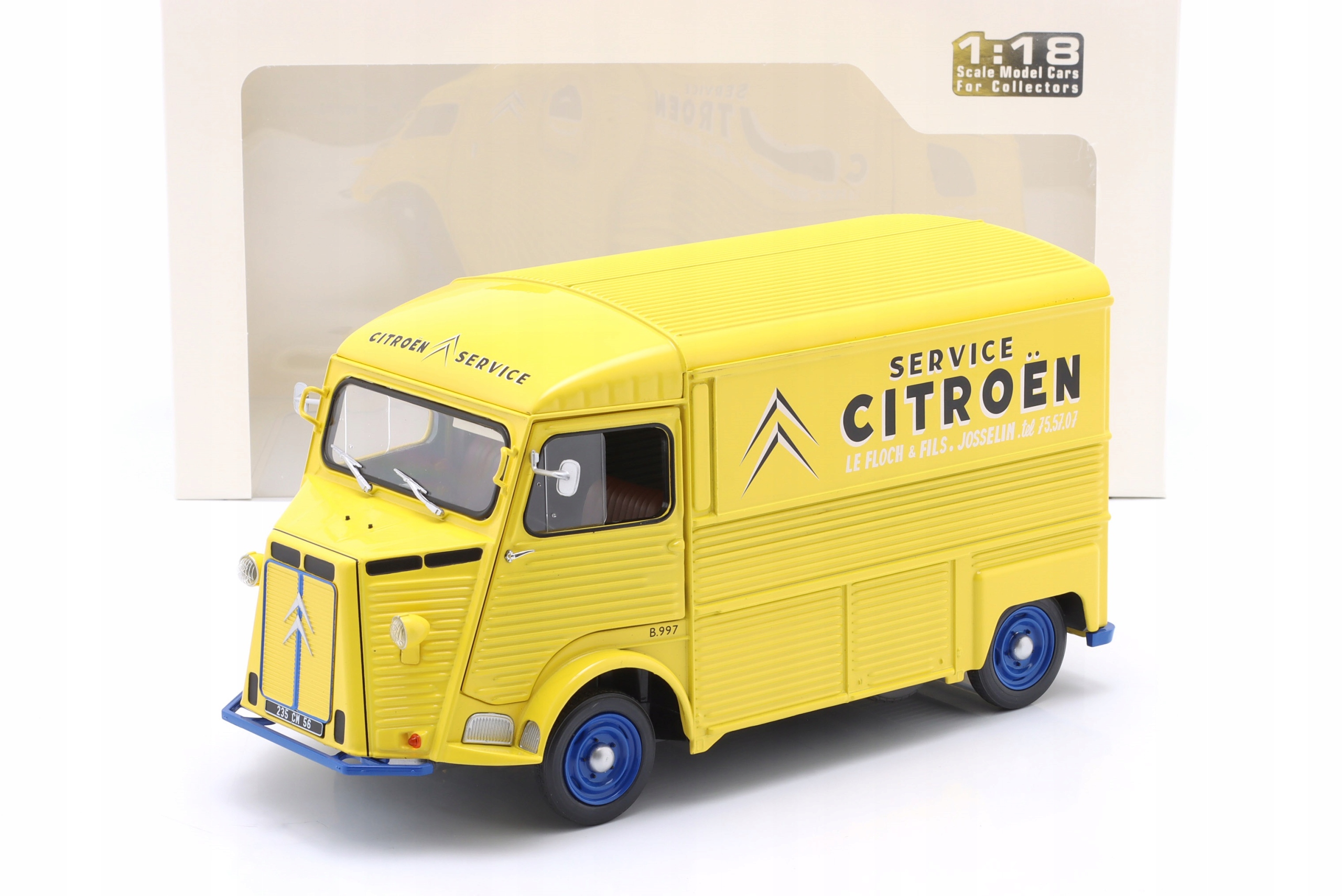Solido Citroen Typ Hy “Citroen Service” 1969 Žlutá 1:18
