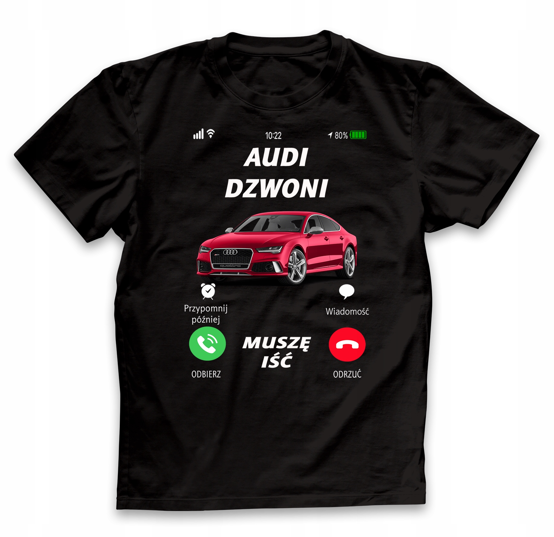 

Koszulka Audi Dzwoni dla fana r.M