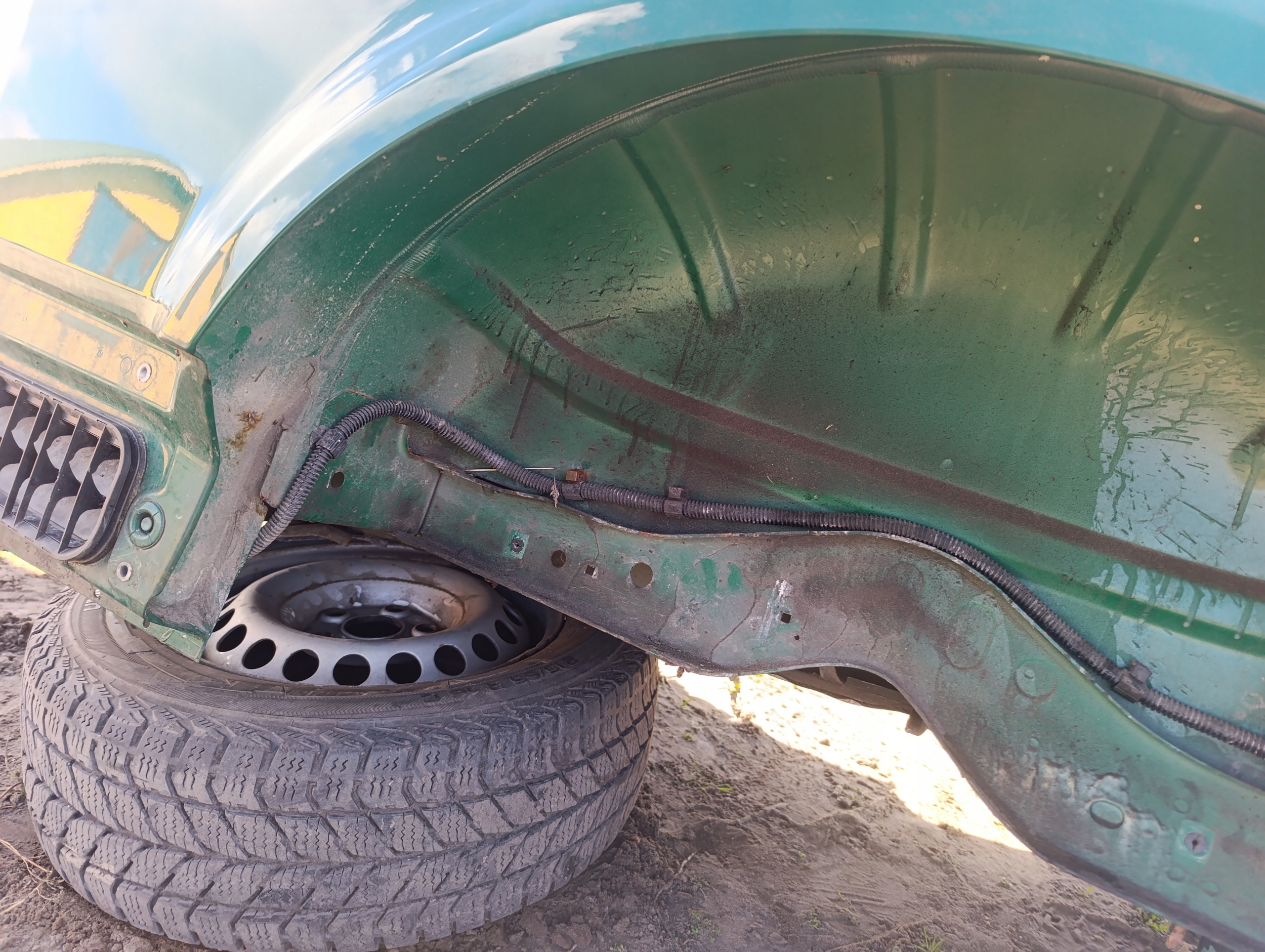 Bok quarter side right rear part VW T5 T5 LIFT T6