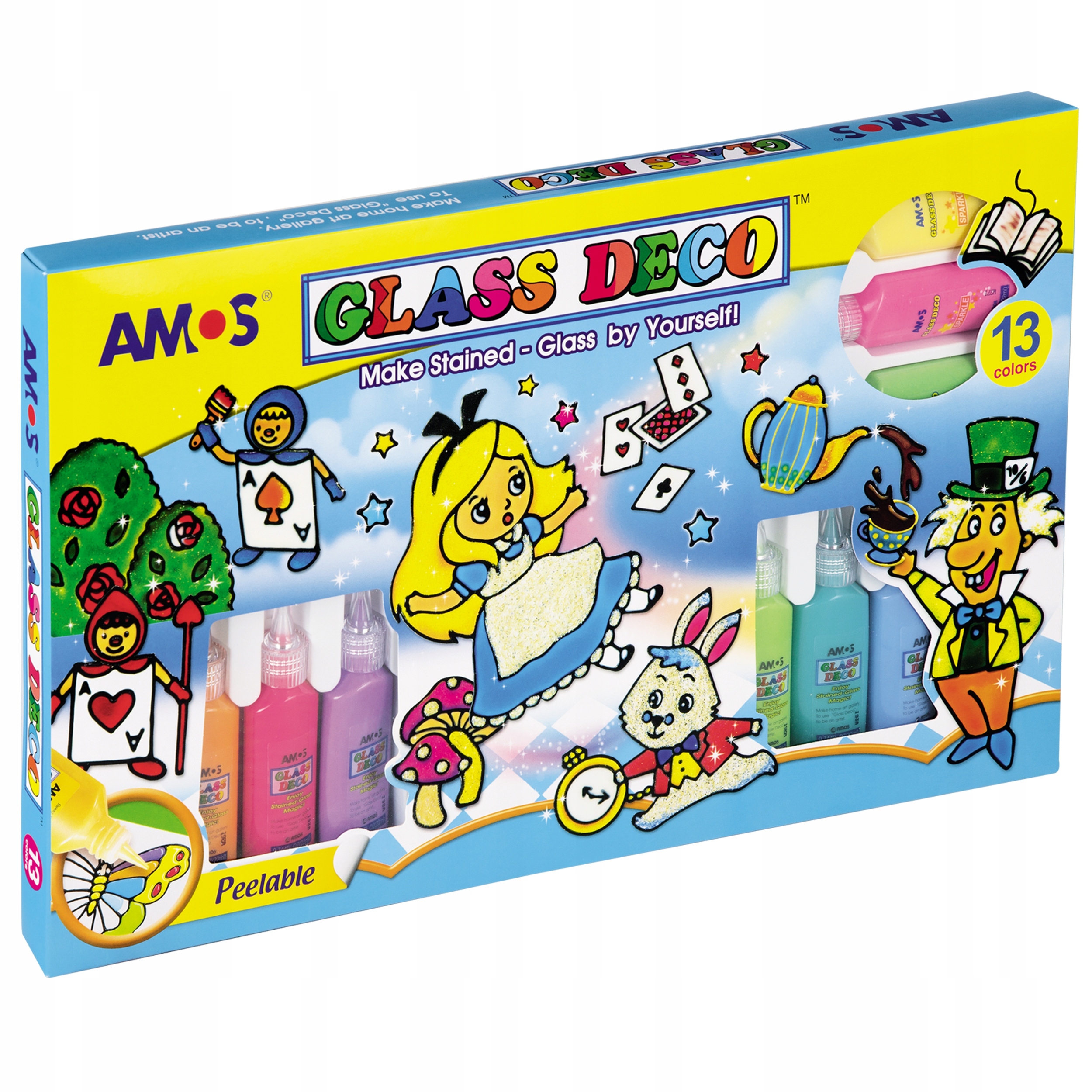 FARBY WITRAŻOWE GD22P13 13 KOLORÓW 22ML AMOS Kod producenta GD22P13