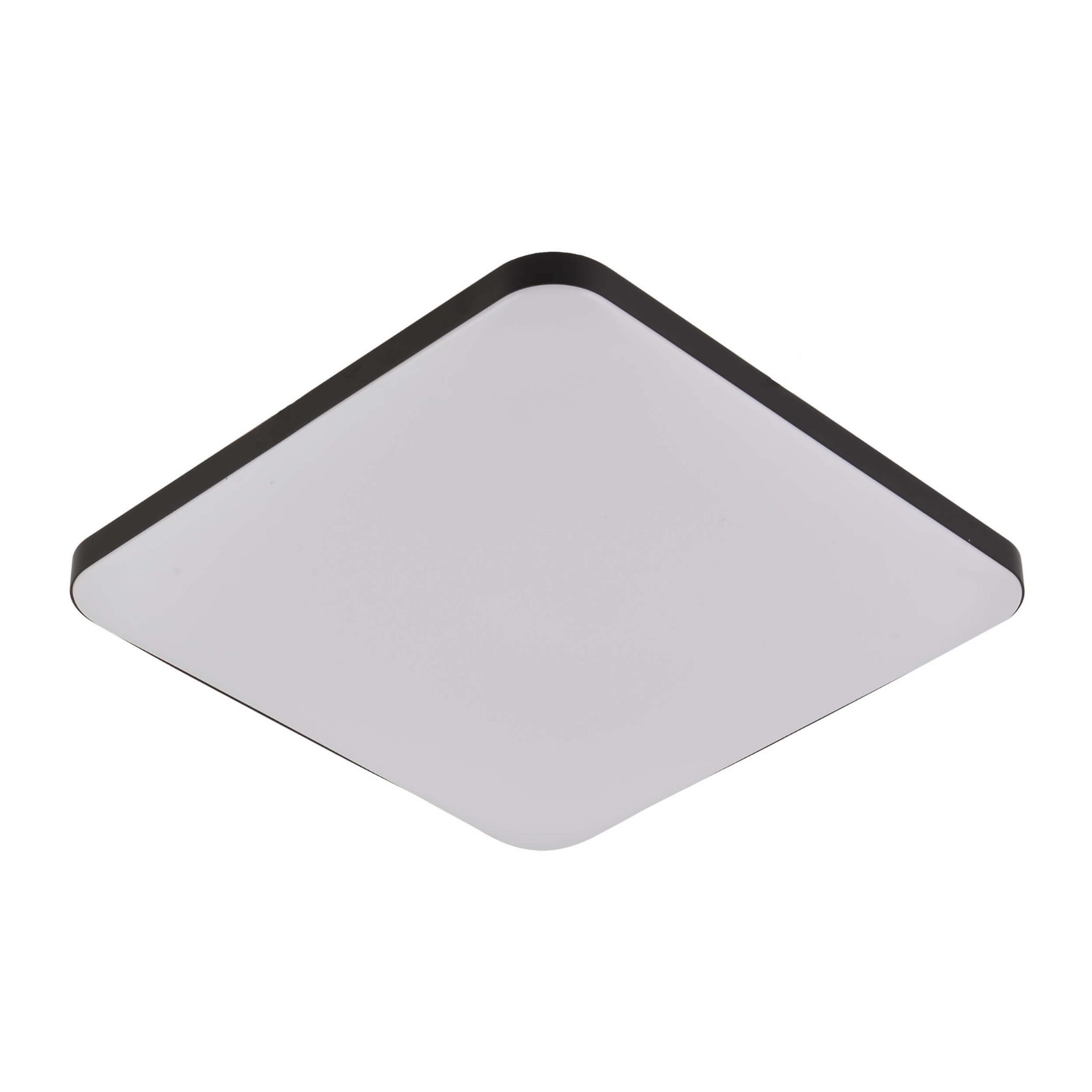 Stropní Svítidlo Čtvercový Babylon 38 Cm Černý Led 24W Neutrální barva 4000K