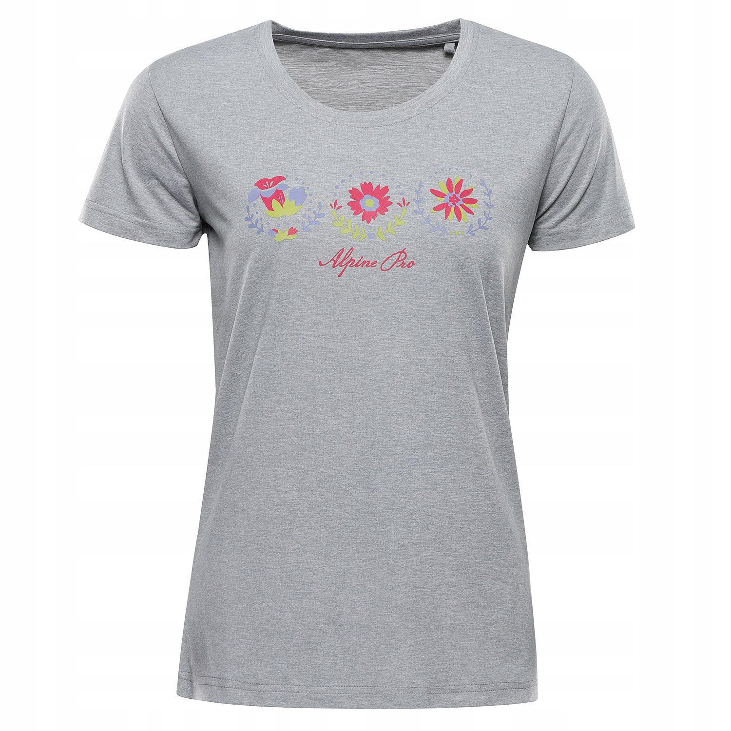 Koszulka damska szybkoschnąca Alpine Pro Sassa k.szary r.XXL